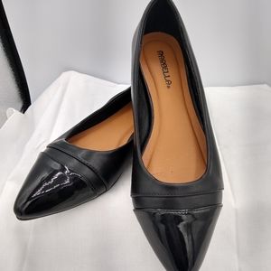 Marbella "Alex" Wmns 7M Patent&Smooth Leather Pointed Toe Slipon Flats